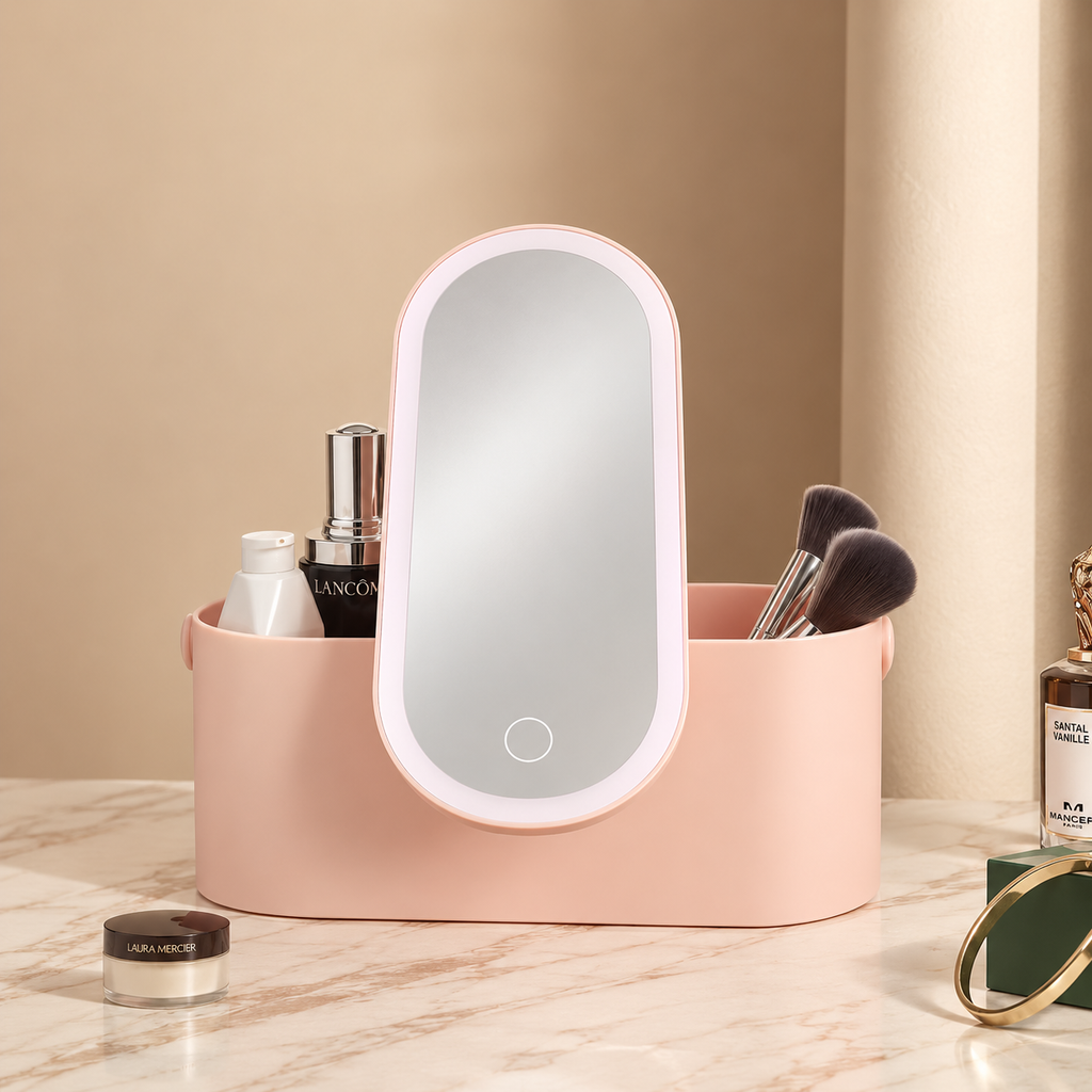 LED Travel Makeup Organizer